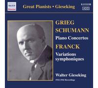 シューマン:ピアノ協奏曲/グリーグ:ピアノ協奏曲(ギーゼキング)