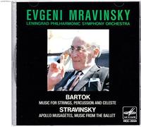 バルトーク：弦・打・チェレスタのための音楽/ストラヴィンスキー：バレエ音楽「ミューズの神を率いるアポロ」