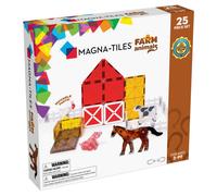 MAGNA-TILES Farm Animals 25-Piece Magnetic Construction Set, The ORIGINAL Magnetic Building Brand