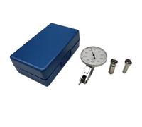 0-0.8mm Dial Test Indicator with 38mm Large Brass Dial, 0.0001" Graduation & 0.00015" Accuracy for Precision Measurement in Mechanical Engineering & Woodworking, Includes Padded Case