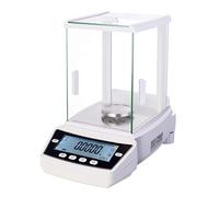 0.0001g Precision Analytical Balance 100g Digital Lab Scale with LCD Screen and Windshield, USB Powered
