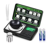 0.001g/50g Digital Milligram Scale, Pocket Micro Scale, Digital Jewelry Scale with Tweezer,Cal Weight, Battery,Measuring Cup-50g MAX, precision scale for Powder,Coins,Gold,Gem