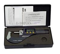 0.001mm Electronic Digital Caliper Gauge Meter Micrometer 0-25mm Screen Digital Outside Micrometer Measuring Tools(Without Battery)