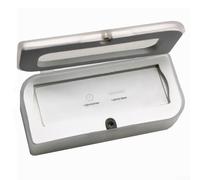 0.01mm Crosshair Calibration Slide for Microscope & Microscope Camera - Optical Glass Micrometer Ruler with 1mm Measuring Range (75 x 25 x 1.1mm