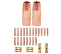 0.035 in Nozzle Diffuser Kit Compatible with For Miller For Millermatic M25 M40 and H MIG Torches Including Nozzles and Adapter Components