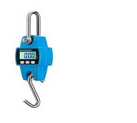 0.05~500Kg/1100lb Handheld Digital Industrial Hanging Crane Scale with Hook Electronic Weighing for Farm Fishing Factory(300kg Blue)