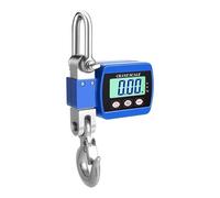 0.05-500kg Industrial Electronic Scale, Portable Digital Hanging Scale, LCD Crane Scale, Heavy Duty Weight Hook-Hanging Scale Multiple Functions(Blue)