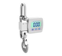 0.05-500kg Industrial Electronic Scale, Portable Digital Hanging Scale, LCD Crane Scale, Heavy Duty Weight Hook-Hanging Scale Multiple Functions(White)