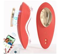 0.08LB Ultra-Soft Mini Remote Control Wearable Vibrator, Magnetic Discreet Adult Couples Sex Toys, APP Controlled Vibrating Panty Clitoris Vibrator Couple Women Sex Toy, Clitoral Stimulator Vibrators