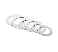 0.1/0.2/0.3/0.5/1mm M2 M2.5 M3 M4 M5 M6 M8 M10 M12 toM40 304 Stainless Steel Ultra Thin Flat Washer Adjust Gasket Precision Shim(50pcs M3x5xThick,Thick 0.2mm)