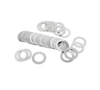 0.1/0.2/0.3/0.5/1mm M2 M3 M4 M5 M6 M7 M8 M9 M10 M12 -M40 DIN988 304 Stainless Steel Adjusting Shim Gasket Ultra Thin Flat Washer(M16x22xThick 10pcs,0.2mm thick)