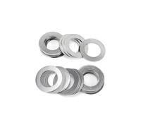 0.1-1mm M2-M40 DIN988 304 Stainless Steel Ultra Thin Flat Washer, Adjusting Shim Gasket for Hardware & Machinery(M35x45xThick 10pcs,0.3mm Thick)