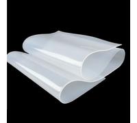 0.1-2.5mm Thick Silicone Film Matt, 500x500mm Neoprene Rubber Sheet, Translucent Silicone Rubber Sheeting for DIY Gaskets(500X500x1mm)