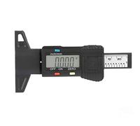 0-1” Digital Tread Depth Gauge Tyre Tread Tire Pressure Gauge Inch MM Conversion with LCD Display for Tread Depth Brake Shoe