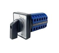 0-1 Reset OFF-ON Rotary Cam Switch Two Positions 690V 20A Changeover Power Control LW28 LW26-20(2P 8Terminals)