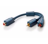 0.10m Clicktronic Casual Y Cinch RCA Adapter for Subwoofer 0.1m
