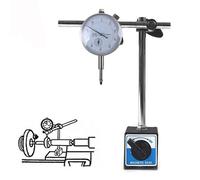 0-10mm Dial Indicator Test Dti Gauge Double Pole Magnetic Base