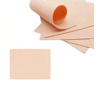 0.118in Thick Small Silicone Tattoo Practice Skin - Double-Sided, Blank Design, Suitable for Eyebrow Tattooing, Permanent Makeup, and Tattoo Practice, Essential for Professional Tattoo Artists!