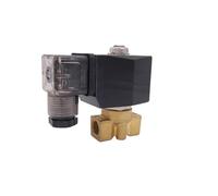 0-120bar/90bar/50bar/35bar 2 Way high Pressure air Solenoid Valve 1/4" Standard Pipe Thread 12V 24V DC Normal Close PG Brass Water Valve(015 90bar,DC12V)