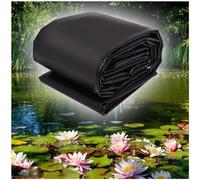 0.12Mm 2X6M 1.5X12M 4X12M 5X5M 6X8M 10X10M Pond Liners for Outdoor Ponds, Black Fish Pond Membrane Impermeable Film for Streams Fountains and Garden Waterfall, Litobnx, a, 4 * 4.0m