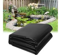 0.12mm Black Rubber Pond Liner - HDPE Koi Pond Membrane for Garden Fish Pools Waterfalls Streams & Fountains - Flexible & Impermeable Water Garden Solution