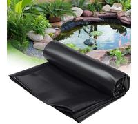 0.12mm HDPE Pond Liner - Flexible Black Membrane for Koi Fish Ponds Garden Pools Landscaping Water Features Streams & Fountains - Multiple Sizes: 5x6m 6x9m 7x8m 8x10m 4x12m (13.1x39.3ft)