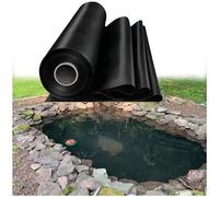 0.12Mm Pond Liners Easy Cutting Elasticity Pond Lining Impermeable Membrane Film 1.5X8M 2X6M 3X12M 4X8M 5X10M 6X6M Fish for Waterfall, Pond, Litobnx, One Color, 2 * 9m