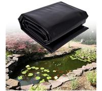 0.12Mm Thick Film Flexible Koi Fish Ornamental Garden Uv Resistant Black Fish Pond Membrane Lining for Pool Stream Backyard 1X1M 2X6M 3X12M 4X8M 5X5M 10X10M, Litobnx, a, 1.5 * 8m