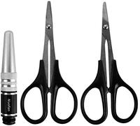 0-14 mm Body Reamer Hole Punch Straight Scissors and Curved Scissors Set Universal Tool for RC Car Body Shell Hobby Tools