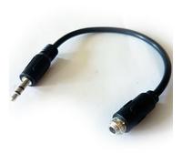 0.14M 3.5mm Male To Female Coupler Joiner Patch Cable Lead Wall Plate Adapter