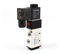 0.15-0.8MPa Pressure 2 Position 5 Way Pneumatic Solenoid Valve DC 24V 3W 4V210-08