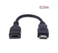 (0.15 m) 1 HDMI male to female extension cable 15 cm/30 cm, HDMI protective cord