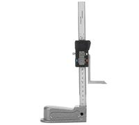 0-150mm Digital Height Gauge with Stainless Steel Base, Precision Depth Measuring Tool for Woodworking, Metalworking and Machining, Includes Reset Button for Relative Measurement