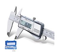 0-150Mm Digital Vernier Caliper Caliber 6Inch Stainless Steel Electronic Metal Pachometer Digital Barbell Measuring Calibrator,Dc03 Zinc Shell(Dc04 Cr2032)