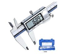 0-150Mm Digital Vernier Caliper Caliber 6Inch Stainless Steel Electronic Metal Pachometer Digital Barbell Measuring Calibrator,Dc03 Zinc Shell(Dc03 Zinc Shell)
