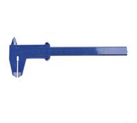 0-150mm Measuring Caliper Plastic Double Rule Scale for Inside Outside Diameter - Essential Workshop Tool(Green)