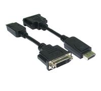 0.15m DisplayPort Male To DVI I Female Adapter Converter Cable Socket Monitor PC