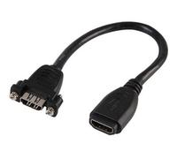 0.16M Hdmi Female To Socket Full Hd Coupler Joiner Cable Lead Wall Plate Adapter