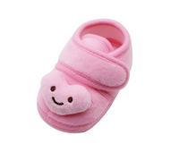 0-18 Months Big Winter Plush Girls Cloud Infant Soft Warm Sole Shoes Boots Shoes Baby Bunny Slippers 6-12 Month Slight Ease Baby Knee High Newborn Stuff Pink