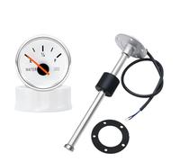 0~190ohm 52mm Car Water Level Gauge E-F with Sensor Red Backlight Water Level Meter Tank Indicator Stable Monitoring(A5-325-190-801-00007)