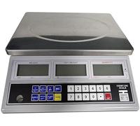 0.1g Counting Scales Stainless Steel Digital Electronic Scale 232 serial communication LCD Display Industrial Commercial Platform Scale for Fruits Veggi Scale(6kg/0.1g)