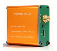 0.1MHz-6GHz Full Band Low Noise Amplifier,Professional 20dB High Gain LNA RF Power Preamplifier Module (Ship with 2500mAh Li Ion Battery)