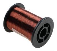 0.1mm Copper Plated Wire for Fly Tying Projects Including Nymph Bodies Hook Wraps and Detailed Fly Assembly Work (Brown)