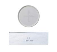 0.1mm High Precision Ocular Micrometer+0.01mm Stage Micrometer Microscope Micrometer, Microscope Camera Calibration Slide, Micrometer Eyepiece, Cross Microscope Calibration Ruler Slides
