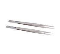 (0.1mm) Non-magnetic Tweezer Anti-static Straight Tip Precision Stainless Steel Forceps Phone Repair Hand Tools Sets