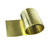 0.1mm Thin Brass Strip, High Strength, 20-100mm Wide, 1m Long, H62 for Electronics & Mechanical Use(0.2x100x1000mm)