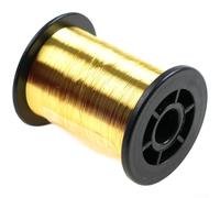 0.1mm Thin Copper Wire Spool For Fly Tying Nymph Body Material Fishing Hook Projects With Assorted Colors Like Gold Black Silver Blue Olive Red Purple Brown Red Coffee Orange 60 Meters Of Wire(Gold)