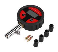 0-200 PSI Digital Tire Pressure Gauge, Digital Pressure Gauge with Backlit LCD Display, Accurate Tire Pressure Meter with Valve Caps and Replacement Valves for Cars