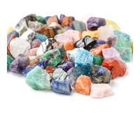 0.22/0.5LB (0.8"-1.2") Large Size Mixed Rare Natural Crystal Stone, 20 Types Crystals Raw Rough Stones Random,230g