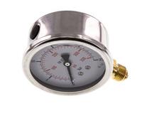 0..25 Bar (0..363 psi) Glycerin Pressure Gauge Below Stainless steel/Brass 63 mm Class 1.6